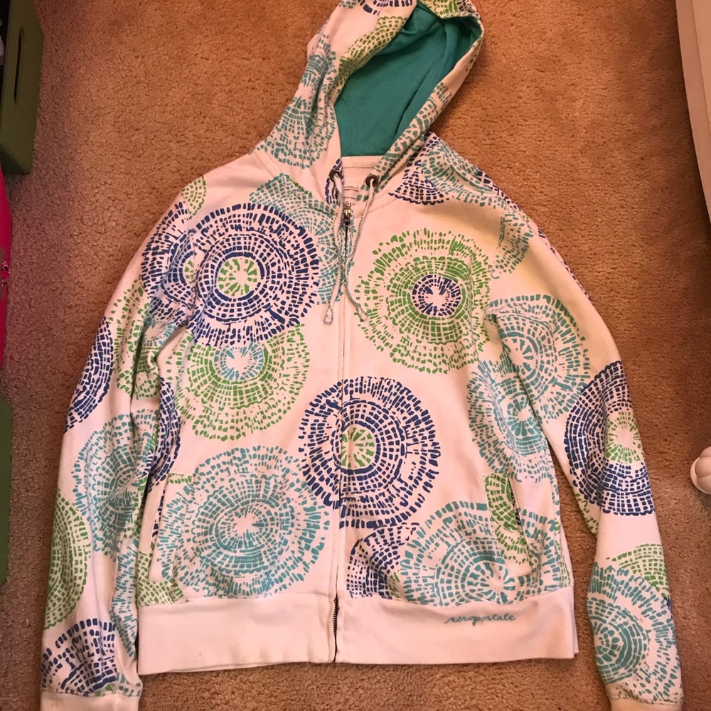 Zipper down jacket